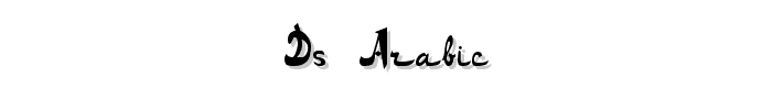 DS Arabic font
